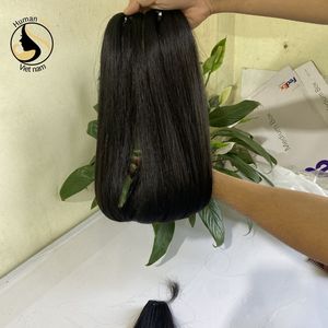 Extensiones de cabello humano 100% Real, pelo liso de doble punta, calidad superior, precio al por mayor - Product Image 3