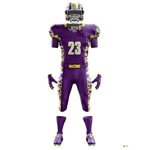 Uniforme de Fútbol Americano para Hombre, Manga Corta, Transpirable, de Poliéster de Secado Rápido, Personalizable, Gran Venta - Product Image 5