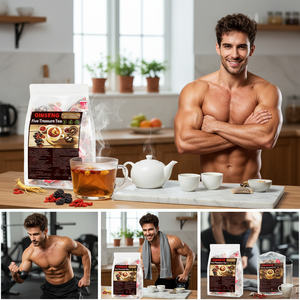 Chá Energético de Ginseng e Maca Natural Chinês para Fertilidade Masculina, Pacote de Cinco Tesouros - Product Image 4