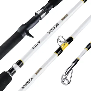 Fishing Fiberglass Rods 2 Section Casting 2.1M 2.28M Catfish Fishing Rod