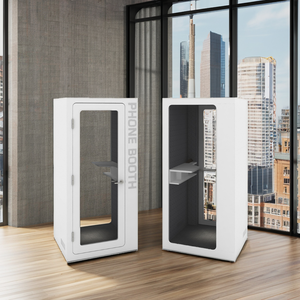 Cabina de oficina modular profesional acústica Vis-a-Vis cabina insonorizada para enfoque silencioso - Product Image 1