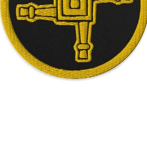 Vente chaude : Patch brodé 3D – Lettres hébraïques brodées or – Broderie 3D machine – Emblème – Service OEM - Product Image 6