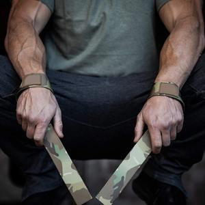 Sangles de poignet de soutien pour la musculation, l'haltérophilie et le powerlifting, avec logo personnalisé, pour hommes, pour traction et soulevé de terre - Product Image 3