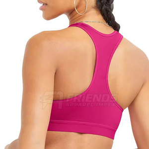 Sujetador Deportivo Ligero para Mujer, con Relleno, Tirantes Ajustables, Malla Transpirable, Ecológico, para Yoga, Fitness y Entrenamiento - Product Image 3