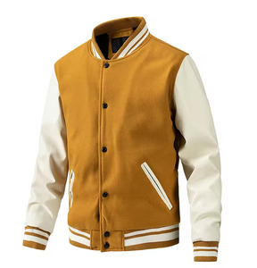 Chaqueta de Mezclilla Personalizada Nueva de Alta Calidad al por Mayor 2024 para Mujer, Bordado Chenille Morado, Estilo Universitario, Mangas Largas, Transpirable y Resistente al Viento - Product Image 1