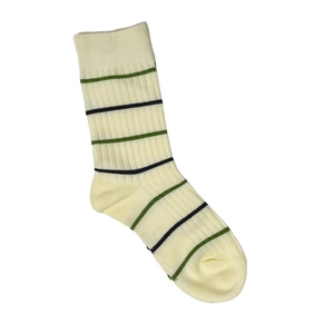 Wholesale ODM <b>Men's</b> Vintage Retro <b>Stripe</b> Cotton Crew <b>Socks</b> Custom Multi-Color Patterns Warm Casual Style Anti-Bacterial Feature - Product Image 5
