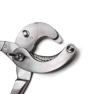 Gran oferta, instrumento quirúrgico veterinario Serra Emasculator de acero inoxidable de alta calidad de 35,5 cm para caballos, instrumento de trinquete - Product Image 6