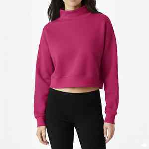 เสื้อไหมพรมแขนยาวทรงบ็อกซี่ คอเต่า ลายพิมพ์ สีพื้น ผ้าระบายอากาศ ป้องกันรอยยับ สำหรับผู้หญิง ฤดูหนาว ปี 2025 - Product Image 4