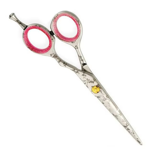 กรรไกรตัดผมช่างตัดผมแบบกระดาษแบบกำหนดเองที่วางนิ้วมือถอดออกได้ทำจากเหล็กเยอรมัน - Product Image 4