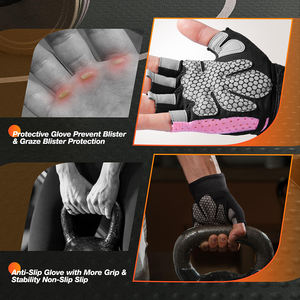 Musculation Haltérophilie Fitness Gants Respirant Gym Sports En Plein Air Ergonomique Sécurisé Haltérophilie Gants - Product Image 2