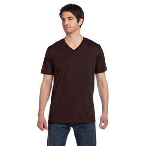 Adulte Vente en gros à manches courtes col en V imprimé chemise rouge homme T-shirt blanc respirant - Product Image 4