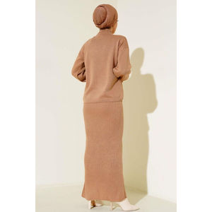 Nouvelle saison, vêtements islamiques d'hiver pour femmes, robe abaya, kaftan, tunique, mode islamique de Dubaï, mode islamique turque, robes islamiques fabriquées en Turquie - Product Image 4