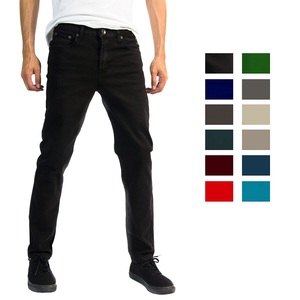 Pantalones vaqueros elásticos ajustados de moda de diseñador único para hombre 2025 - Product Image 4