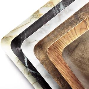 ถาดเสิร์ฟไม้สำหรับห้องครัวและโต๊ะรับประทานอาหารถาดงานทำมือหรูหราสำหรับอาหารชากาแฟและใช้ตกแต่ง - Product Image 5