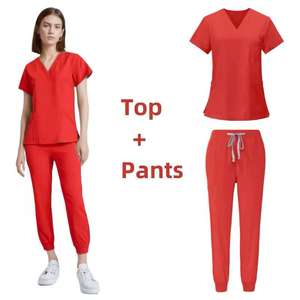 Uniformes de gommage médicaux femmes gommage infirmière uniforme haut pour hôpital OEM Service gommage infirmière - Product Image 3