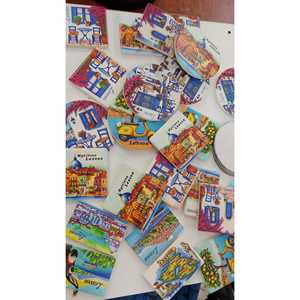 Magneti per Frigorifero in Plastica Personalizzati 8,5x5,5cm, Souvenir Turistici, Magneti Promozionali - Product Image 1