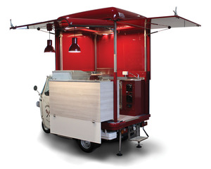 Tricycle Électrique Food Truck Chariot de Restauration Mobile à Trois Roues Résistant à la Rouille Longueur 3m Garantie 5 Ans Café Pizza Taco Glace - Product Image 2