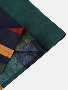 ชุดเสื้อแขนสั้น100% สั้นผ้าฝ้ายและกางเกงขาสั้นสำหรับผู้ชายชุดเสื้อผ้าฤดูร้อนหลากสี - Product Image 4