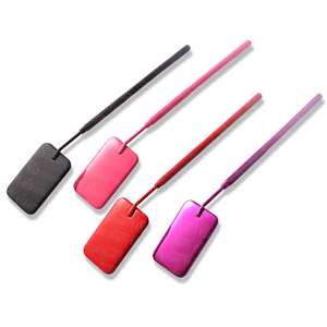 Miroir de maquillage grossissant en acier inoxydable à long manche, durable, écologique, outil de vérification des cils, aide à la beauté, fonction amovible - Product Image 6