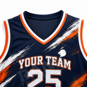 Maillots de basket-ball personnalisés, vêtements de sport et d'équipe, maillots de basket-ball respirants en polyester, maillots d'entraînement à séchage rapide - Product Image 4