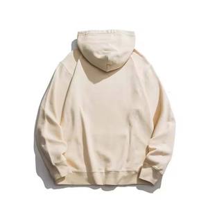 เสื้อมีฮู้ดแบบสวมหัวมีฮู้ดสำหรับผู้ชายเสื้อผ้าโอเวอร์ไซส์ผ้าฝ้ายฟอกสีกรดมีเชือกรูดมีฮู้ดเสื้อแนวสตรีทปักออกแบบได้ตามต้องการระบายอากาศ - Product Image 2