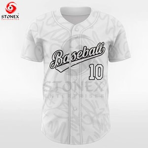 Jersey y pantalones de béisbol con cuello en V cómodos de nuevo estilo para hombre, conjunto de uniforme de equipo deportivo de diseño personalizado - Product Image 5