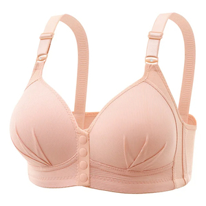 Women Bra Front Button <b>Underwear</b> Sexy Thin Cup Button Women Plus Size Bras - Product Image 5