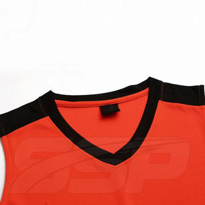 เครื่องแบบบาสเก็ตบอลของปากีสถานสีทึบวัสดุทนทานใส่สบาย - Product Image 3