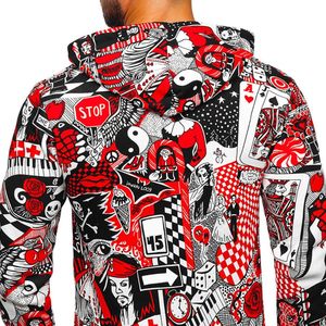 Sweat-shirt à capuche pour homme personnalisé, imprimé, à manches longues, en polyester sublimé 100% coton, neuf, motif uni - Product Image 3