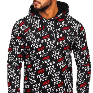 Custom Sublimation & Digital Printed Eco-Friendly Breathable <b>Polyester</b>/Cotton Fleece Winter <b>Hoodie</b> for Men-High Quality Pullover - Product Image 3