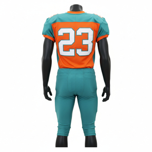 Ensemble de maillot et pantalon de football américain personnalisé Index Apparel, col en V, manches courtes, polyester respirant, taille adulte pour homme - Product Image 2