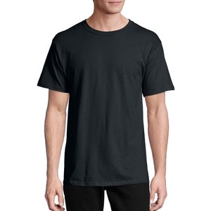100% coton hommes T-shirt décontracté doux Fitness été mince T-shirts hommes maison vêtements col rond manches courtes solide T-shirt pour hommes - Product Image 1