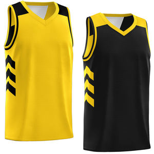 Maillot de basket-ball pour jeunes, réversible, de haute qualité, personnalisable pour toutes les équipes, durable, motif audacieux aux emmanchures, prêt pour l'extérieur, vêtements de sport - Product Image 4