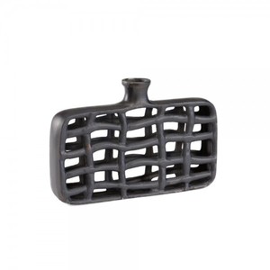 Floreros de diseño de corte de aluminio, Juego de 2 macetas decorativas para el hogar de Color plateado y dorado para decoración de Navidad - Product Image 5