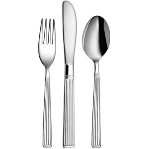 Juego de cubertería con mango de plástico, conjunto de cubiertos reutilizables de acero inoxidable con mango de ABS, nuevo diseño personalizado, 3 uds. - Product Image 3