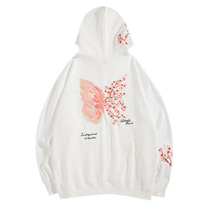 Sudadera con capucha bordada con logotipo personalizado Venta al por mayor Sudadera con capucha pesada de calidad superior Sudaderas con capucha bordadas térmicas en blanco - Product Image 6