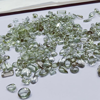 Ametyste Verte Naturelle, Pierre Précieuse Non Montée, Taille Facettée, 20 Carats, Certifiée par un Certificat Tierce Partie, pour la Fabrication de Bijoux de Grande Taille et Formes Variées, Pendentif