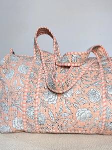 Jaipur Bolsa de viaje acolchada de algodón Colección de bolsas de lona del fabricante - Product Image 5