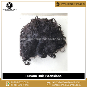 Leaders in Manufacturing Optimum Quality 100% Raw Unprocessed Brazilian <b>Short</b> Curly Human Hair <b>Wig</b> Extensions - Product Image 6