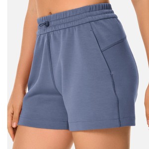 Discounted 100% Cotton Jogger Running <b>Shorts</b> for Women Custom Embroidered Logo Print Tags Available in Multi-Colors & Designs - Product Image 6