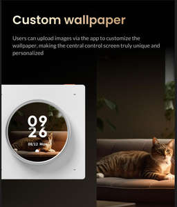 Pantalla de Control Central Inteligente Tuya 2025 con Perilla, Panel Táctil Giratorio de 1.6 Pulgadas con 3 Relés, Personalización de Fondo de Pantalla, Interruptor de Luz Regulable - Product Image 2