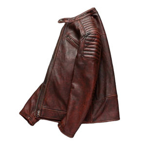 Chaqueta de Cuero para Hombre de Invierno a Precio Razonable con Tela de Lona, Logotipo y Diseño Personalizados, Transpirable, Ecológica y de Alta Calidad - Product Image 5