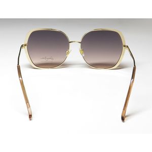 Lunettes de soleil Sean John SJS4009Ce, verres dégradés, or transparent, blanc, ovales, design de célébrité, protection UV/UVB à 100 %, légères - Product Image 4