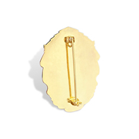 Muestra Gratuita de Insignia Personalizada de Latón Metálico con Relieve 3D para Detective Privado o Capellán