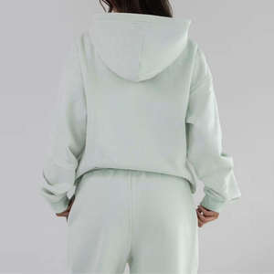 Vêtements d'hiver pour femmes-Pull-over épais et respirant-Pantalon de survêtement en coton polaire-Ensemble de survêtements de survêtement pour femmes - Product Image 3