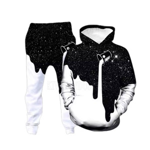 Survêtement à sublimation personnalisé couleur unie avec votre propre design pour hommes Survêtement Offre Spéciale slim en coton uni à sublimation - Product Image 1