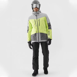 Combinaison de ski unisexe de haute qualité, coupe-vent, chaude, épaisse, grande taille, col à capuche avec fermeture éclair, personnalisable pour hommes et femmes - Product Image 1