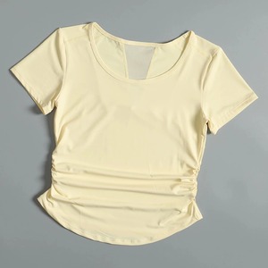 Gilet de sport femmes séchage rapide lâche course haut de Fitness sans manches Yoga costume beau dos extérieur portant maille T-shirt Shir - Product Image 4