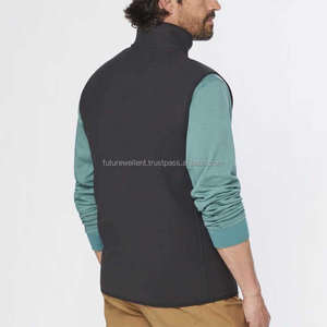 Gilet en cuir pour hommes à la mode fabriqué au Pakistan Gilet de motard en cuir véritable de couleur différente pour hommes - Product Image 3