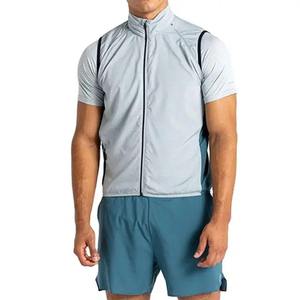 Chaqueta cortavientos de dos piezas de verano personalizada para hombre, chaqueta cortavientos informal de nailon y poliéster, cuello con capucha - Product Image 5